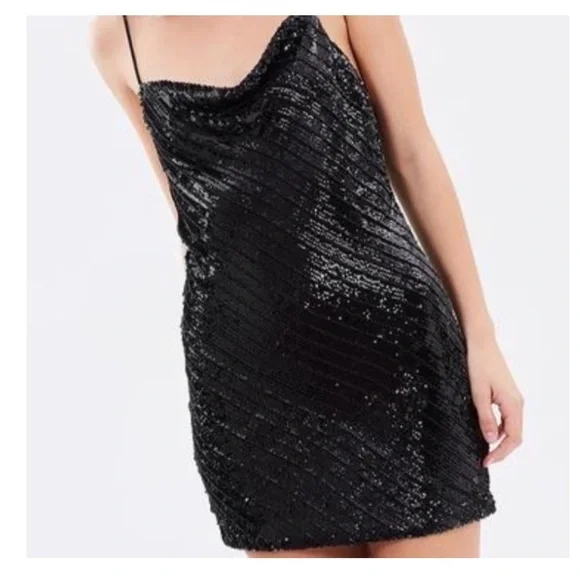 Bardot  black sequins dress - Picture 4 of 8